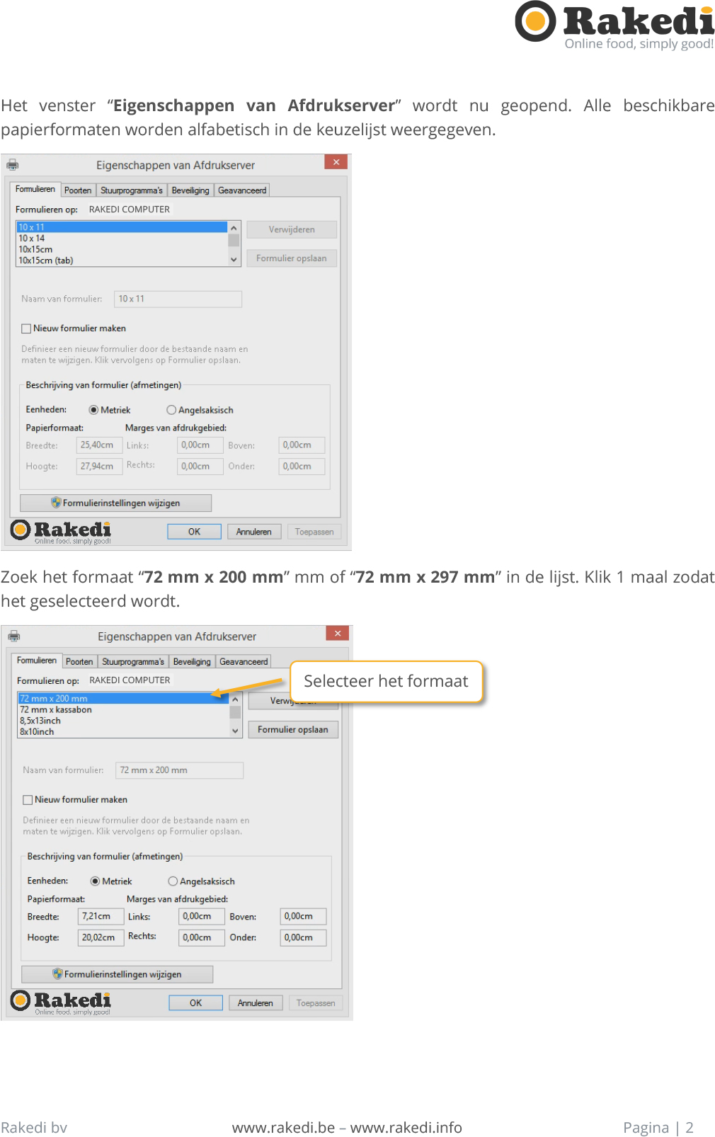 Papierformaat wijzigen