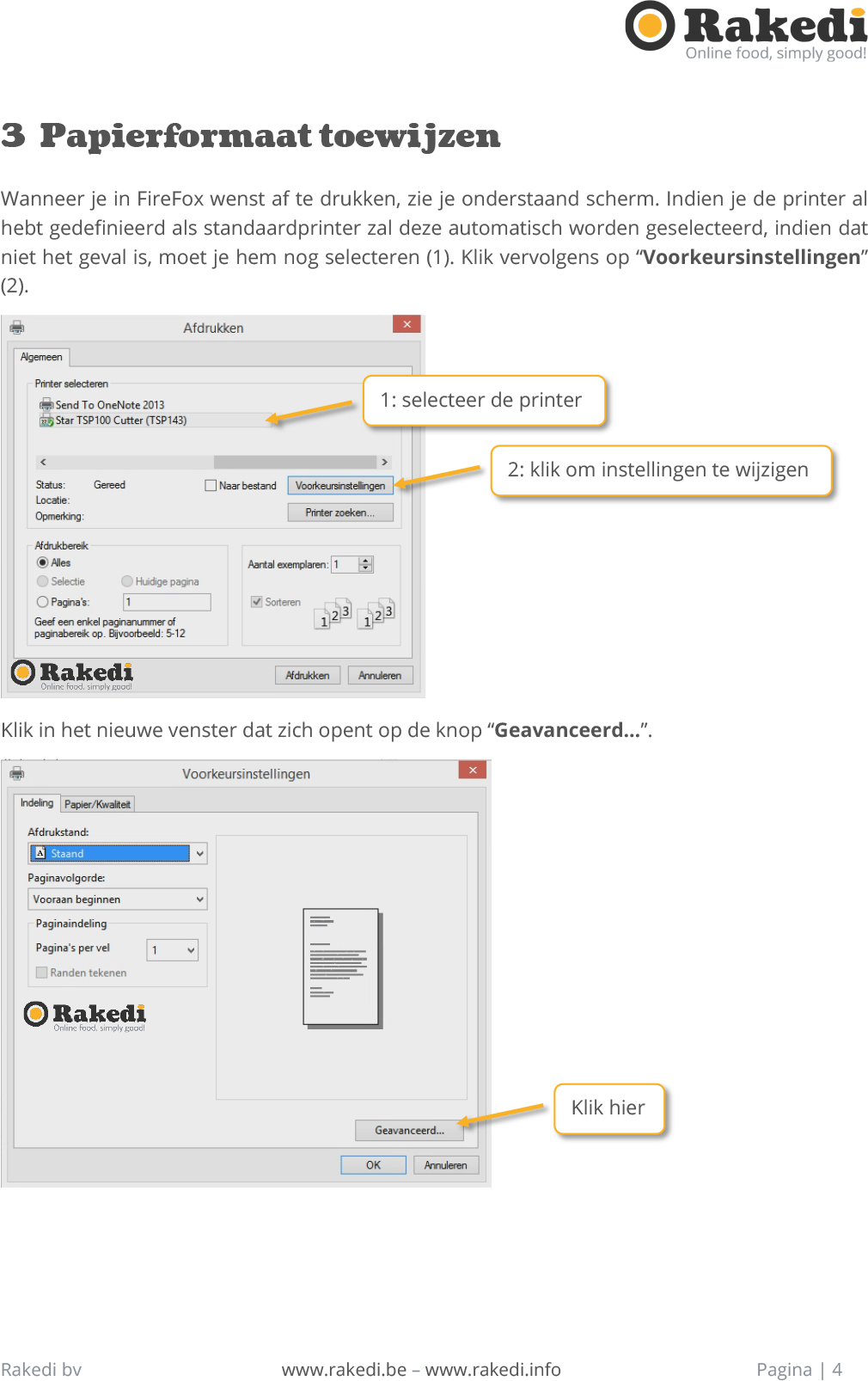 Papierformaat wijzigen
