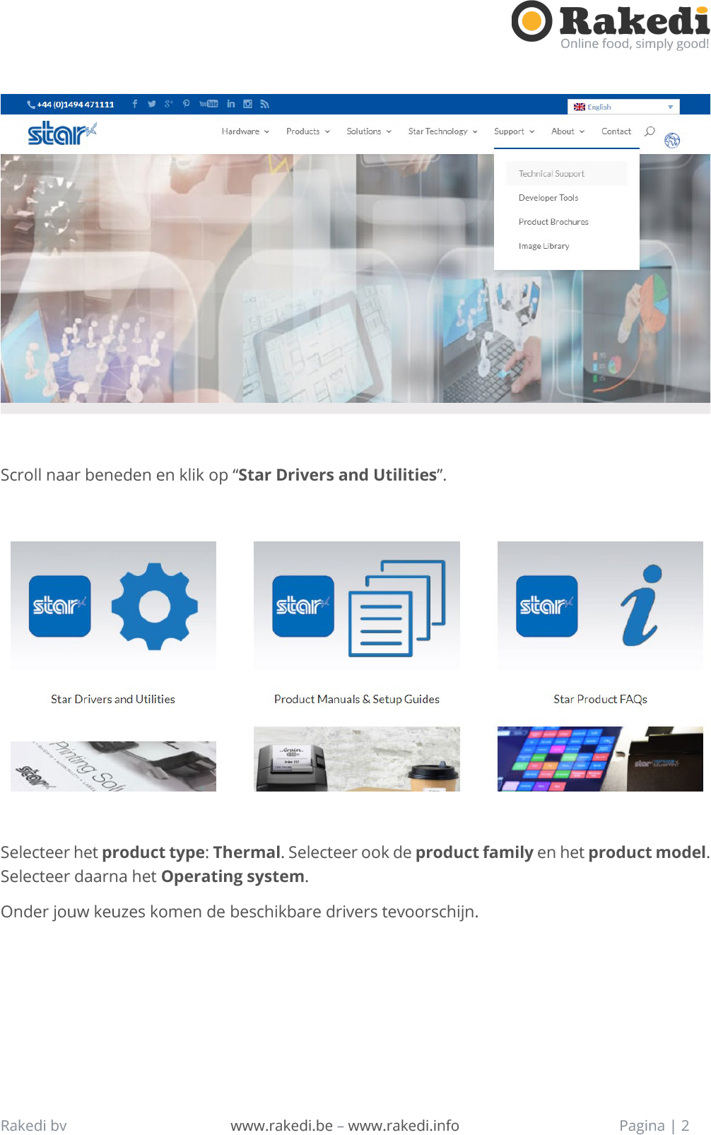 Installatie Star TSP 100