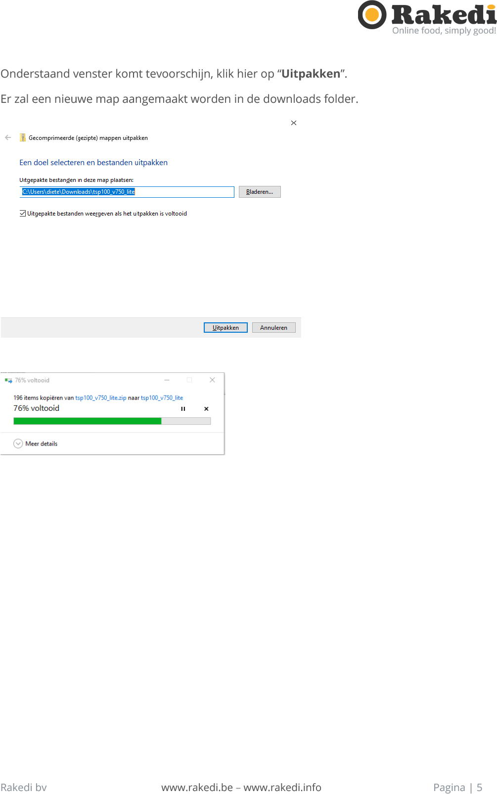 Installatie Star TSP 100
