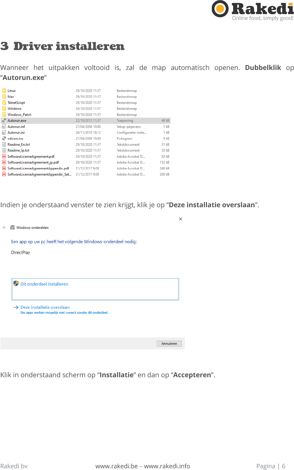 Installatie Star TSP 100