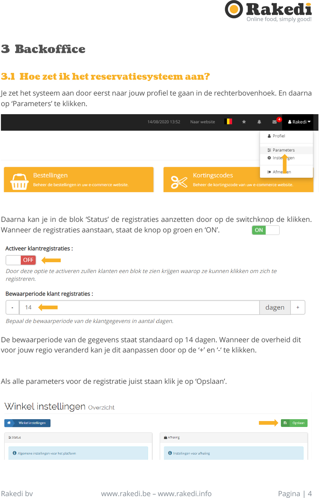 Registratie klanten