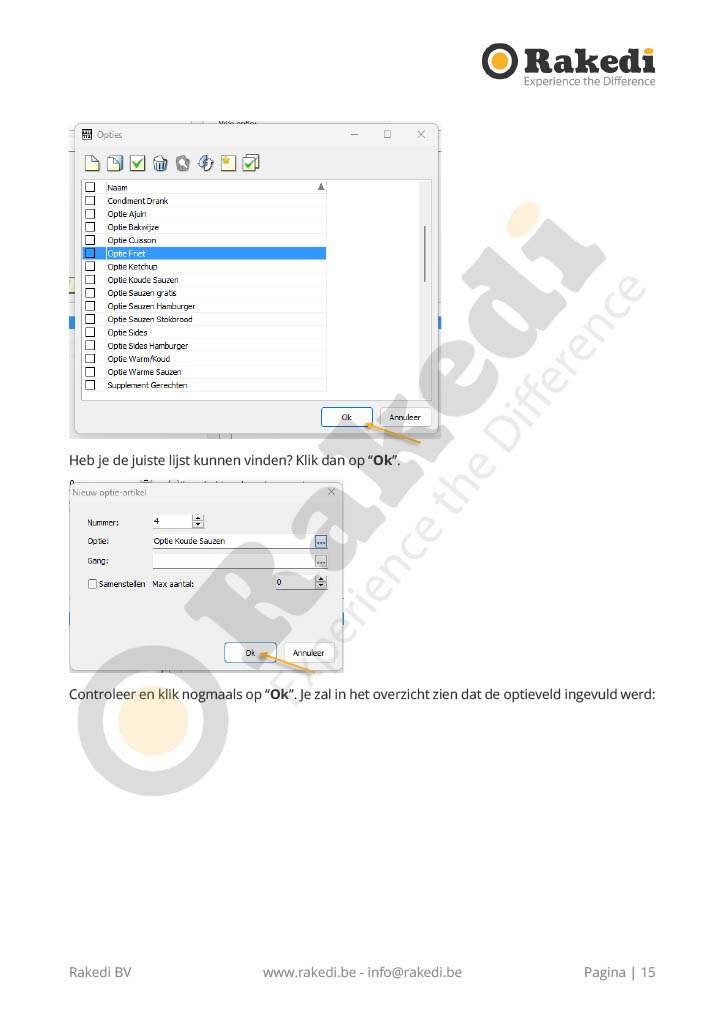 Artikelen beheren in RakediPOS