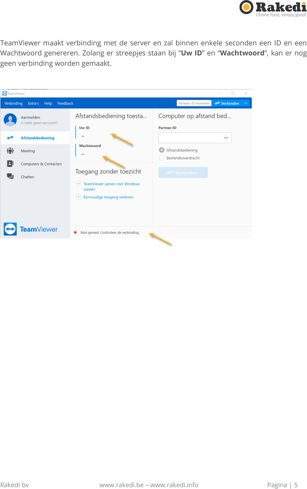 Installatie TeamViewer
